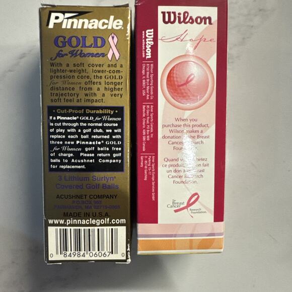 Breast Cancer Golf Balls 6 - Picture 4 of 6